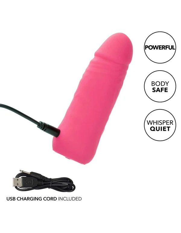 CalExotics Mini Vibrating Studs Vibrator Dildo Dong Pink