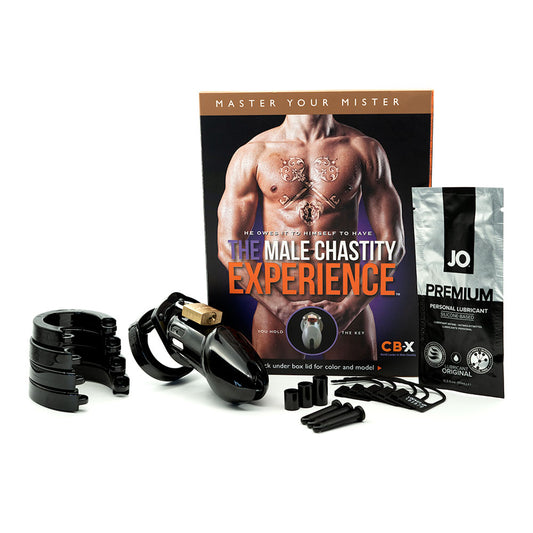 CB-X CB-6000 Chastity 3.25" Cock Cage Kit - Black