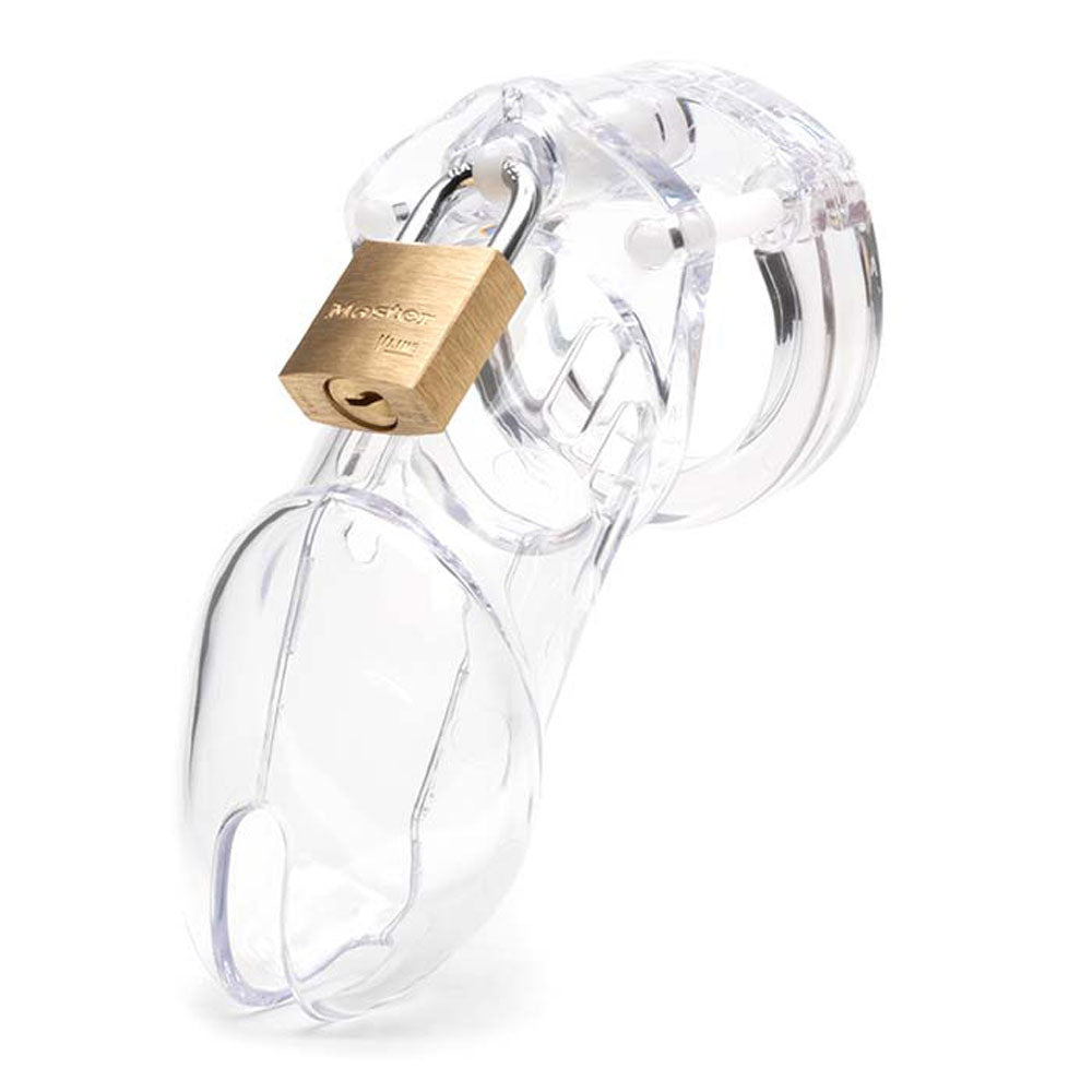 CB-X CB-6000 Chastity 3.25" Cock Cage Kit - Clear