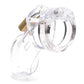 CB-X CB-6000 Chastity 3.25" Cock Cage Kit - Clear