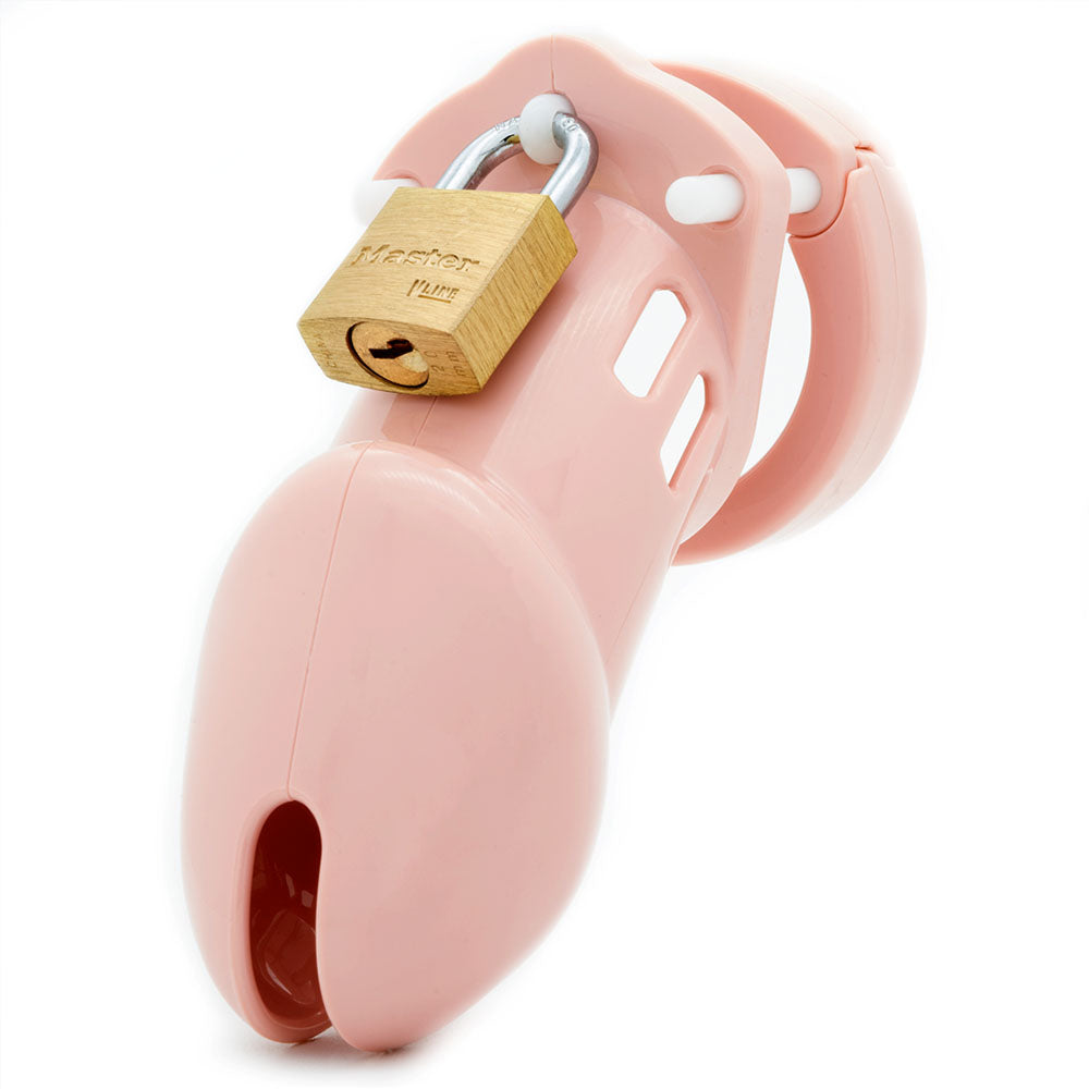 CB-X CB-6000 Chastity 3.25" Cock Cage Kit - Pink