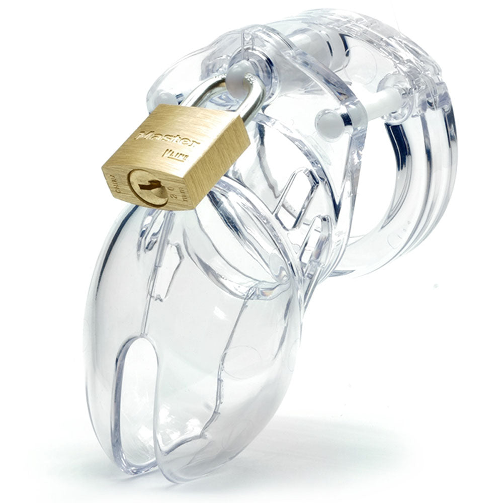 CB-X CB-6000S Chastity 2.5" Cock Cage Kit - Clear