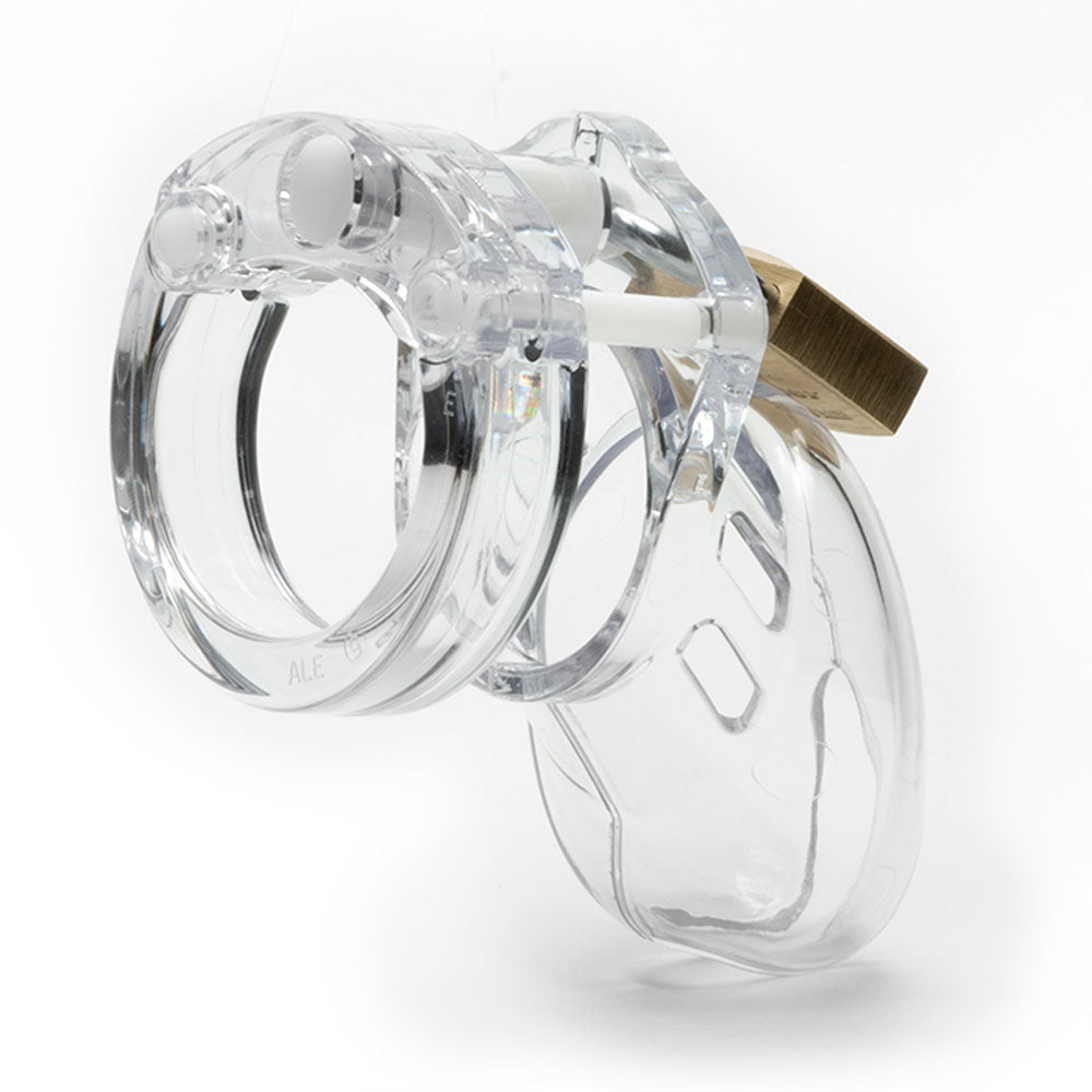 CB-X CB-6000S Chastity 2.5" Cock Cage Kit - Clear