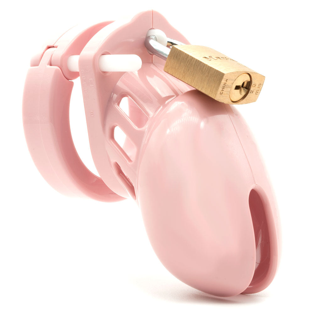 CB-X CB-6000S Chastity 2.5" Cock Cage Kit - Pink