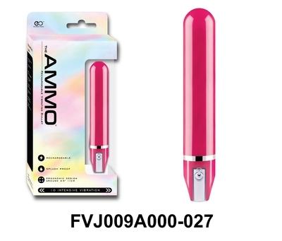 Excellent Power The Ammo 5" Glossy Rechargeable Bullet Vibrator Pink