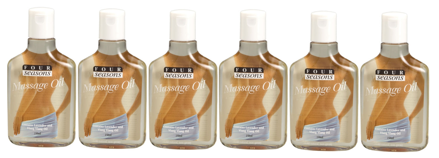 Four Seasons Massage Oil 6x150ml - 6 Pack