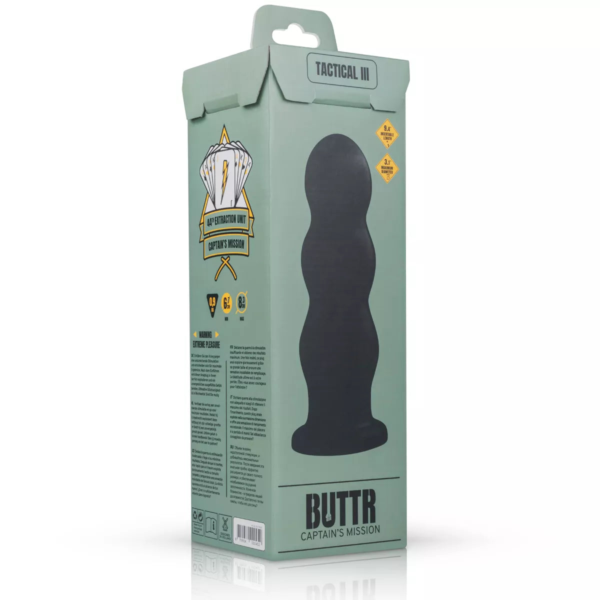 BUTTR Tactical III Butt Plug XXL