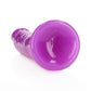 Shots Toys | REALROCK 28cm Slim Glow in the Dark Neon - Purple (10") Dildo Dong