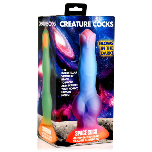 Creature Cock Glow-in-the-Dark Silicone Alien Dildo