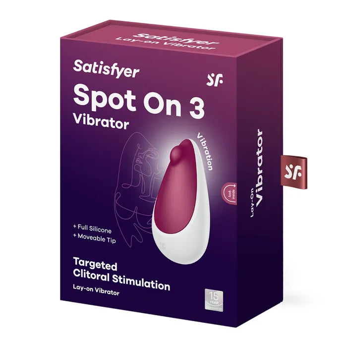 Satisfyer Spot On 3 - Berry USB Rechargeable Clitoral Stimulator