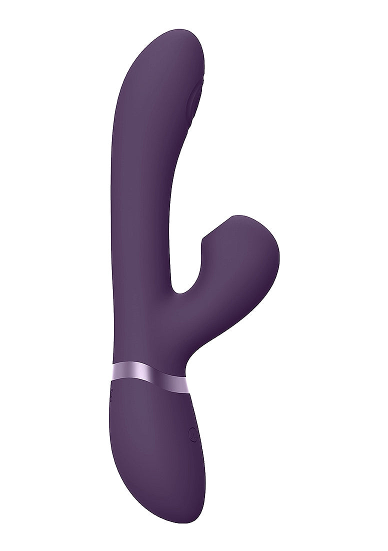 Shots Toys | VIVE Hide Airwave & Pulse Wave G-Spot Vibrator Purple