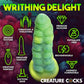 Creature Cocks Squirmer - Green 22.3cm USB Rechargeable Thrusting Fantasy Dildo