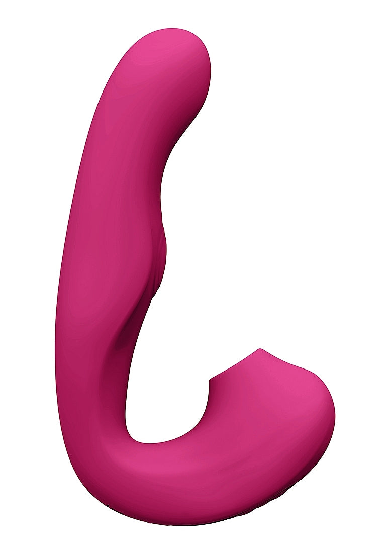 Shots Toys | VIVE Zaki Air Wave Pulse Wave & G-Spot Vibrator Pink