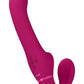 Shots Toys | VIVE AI Dual Vibrating & Air Wave Tickler Strapless Strapon Pink