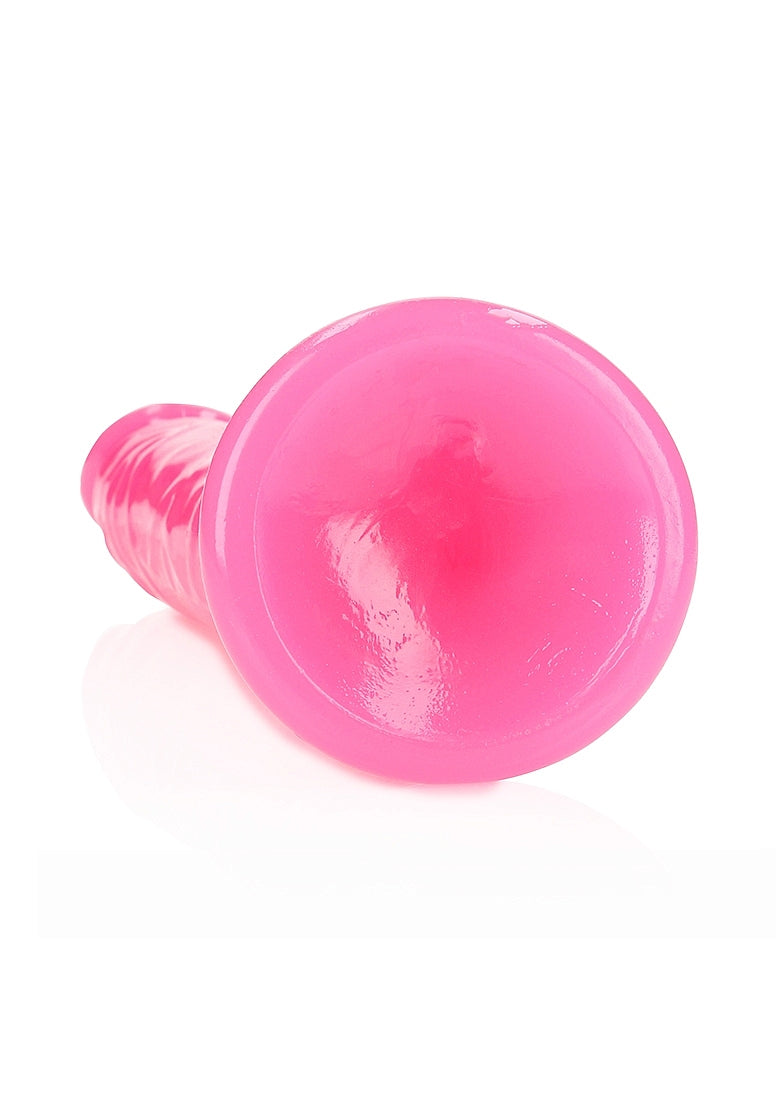 Shots Toys | REALROCK 32cm Slim Glow in the Dark Neon - Pink (11") Dildo Dong