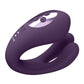 Shots Toys | VIVE Yoko Triple Action Vibrating Dual Prongs & Pulse Wave Purple