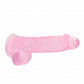 Shots Toys | REALROCK Crystal Clear 6"/15cm Realistic Dildo with Balls Pink