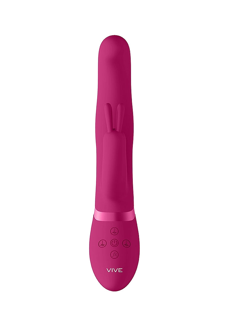 Shots Toys | VIVE Izara Rotating Beads G-Spot Rabbit Vibrator Pink