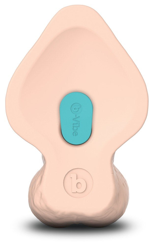 COTR | B-Vibe Slipskin Realistic Silicone Dildo - 9" Curved Cream