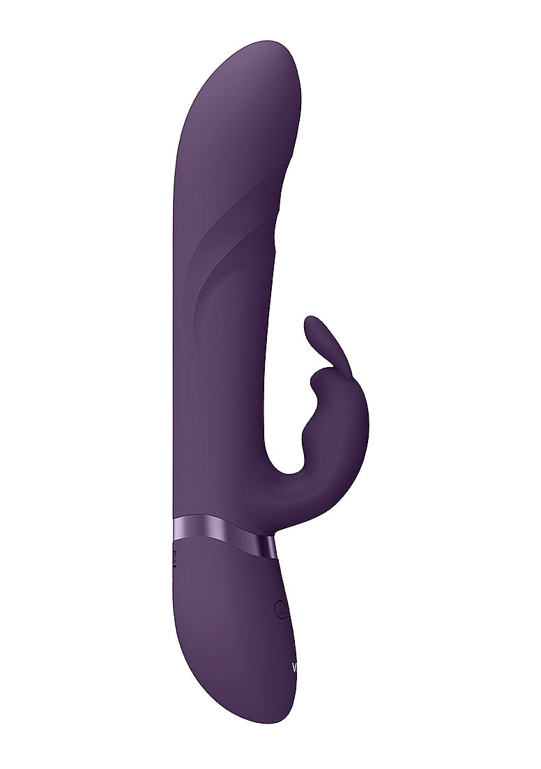 Shots Toys | VIVE Nari Vibrating and Rotating Beads, G-Spot Rabbit Vibrator Purple