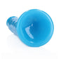 Shots Toys | REALROCK 32cm Slim Glow in the Dark Neon - Blue (11") Dildo Dong