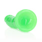 Shots Toys | REALROCK 20cm Slim Glow in the Dark Neon - Green (8") Dildo Dong