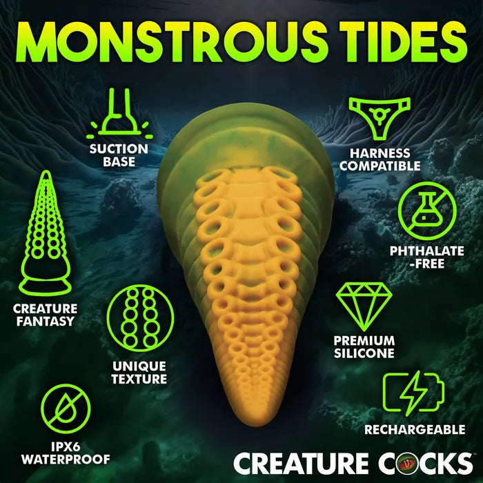 Creature Cocks Monstropus 2.0 Vibrating Tentacled Monster Silicone 18.5cm Dildo