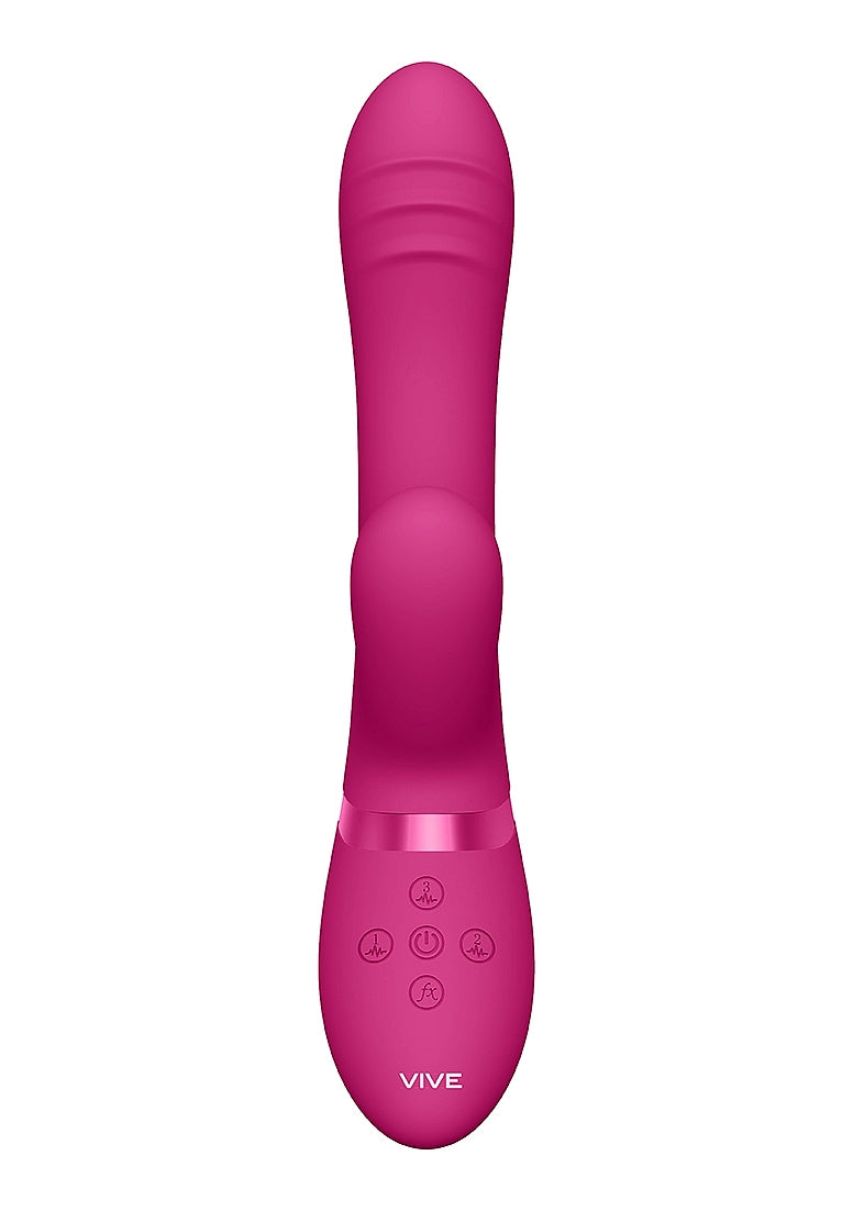 Shots Toys | VIVE Tani Bendable Pulse Wave Rabbit Vibrator Pink