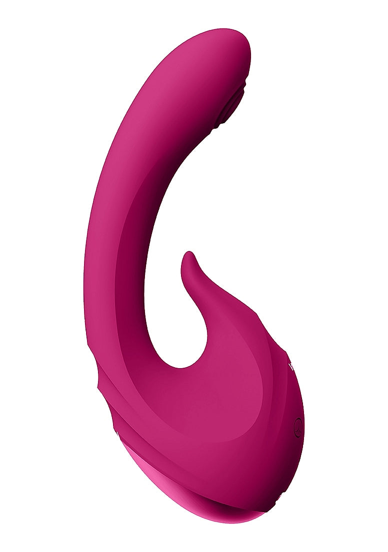 Shots Toys | VIVE Miki Double Action Pulse Wave Flickering G-Spot Vibrator Pink