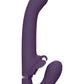 Shots Toys | VIVE Satu Vibrating Strapless Strap On Purple