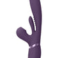 Shots Toys | VIVE Ena Thrusting G-Spot Vibrator w Flapping Tongue & Air Wave Purple