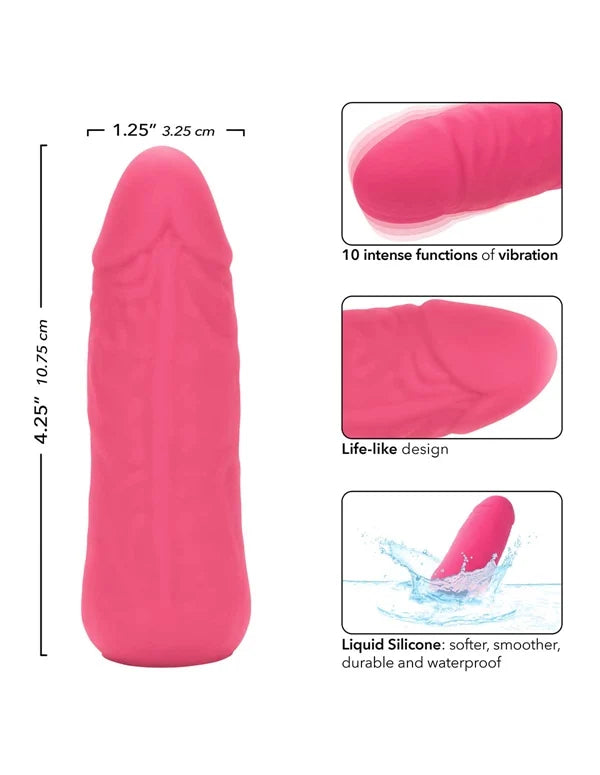 CalExotics Mini Vibrating Studs Vibrator Dildo Dong Pink