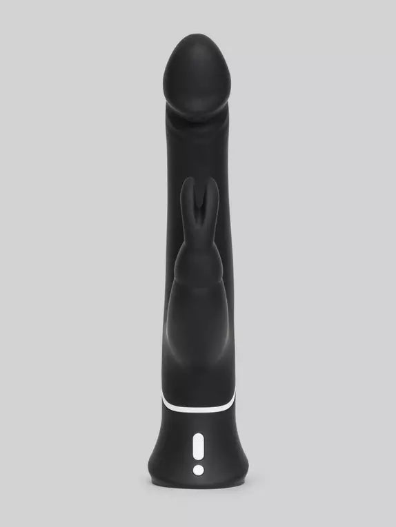 Love Honey Happy Rabbit Realistic Rechargeable Rabbit Vibrator Black