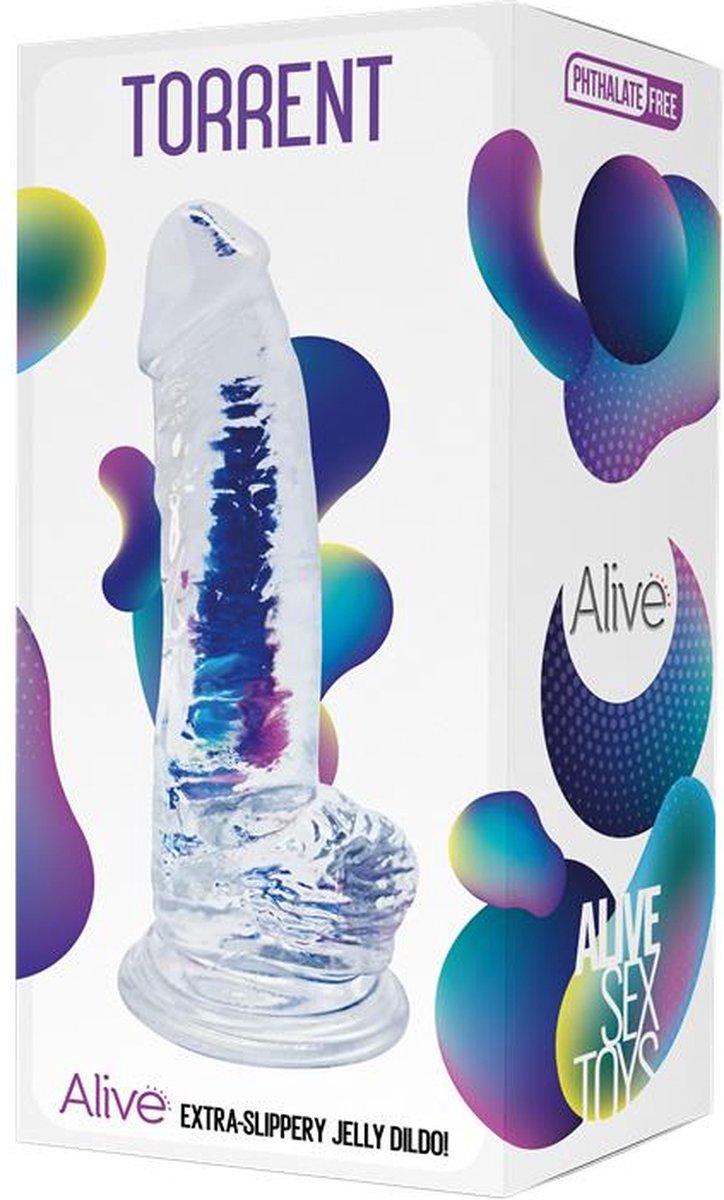 Adrien Lastic Alive Torrent 8" Extra Slippery Jelly Dildo