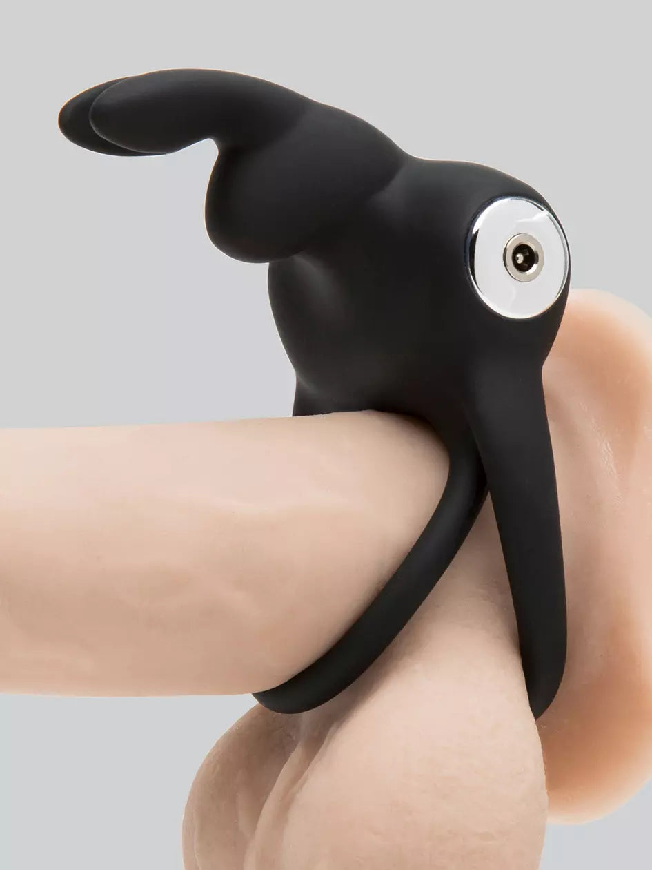 Love Honey Happy Rabbit Stimulating USB Rechargeable Rabbit Love Cock Ring