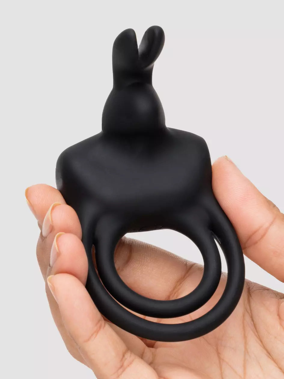 Love Honey Happy Rabbit Stimulating USB Rechargeable Rabbit Love Cock Ring