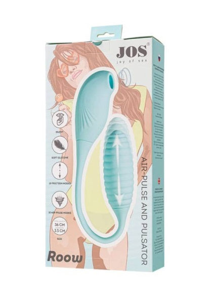 JOS Roow Vaginal and Clitoral Air Pulse Stimulator Blue