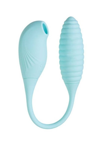 JOS Roow Vaginal and Clitoral Air Pulse Stimulator Blue