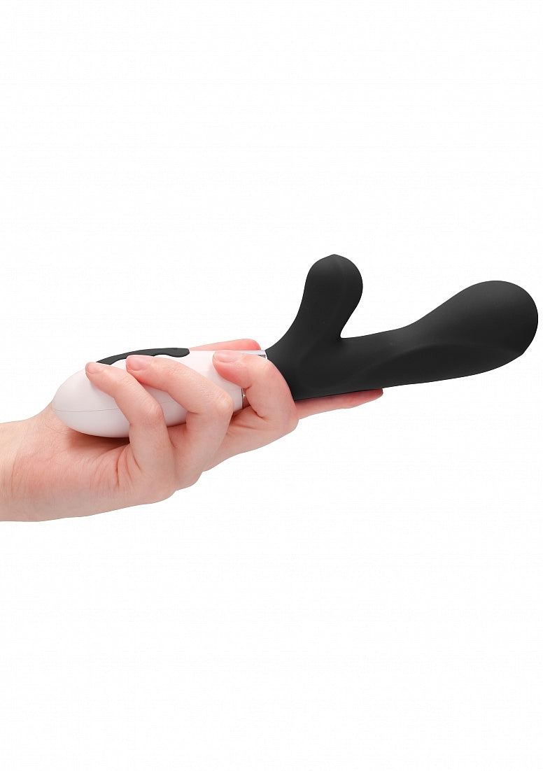 Shots Toys | Luna Artemis Rechargeable 10 Speed Rabbit Vibe Vibrator Black