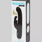 Love Honey Happy Rabbit Slimline G-Spot Rechargeable Rabbit Vibrator Black