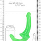 Shots Toys | REALROCK 13.5cm (6") Strapless Strap-On Glow in the Dark - Green