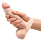 COTR | B-Vibe Slipskin Realistic Silicone Dildo - 6" Girthy Cream