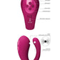 Shots Toys | VIVE Yoko Triple Action Vibrating Dual Prongs & Pulse Wave Pink