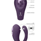 Shots Toys | VIVE Yoko Triple Action Vibrating Dual Prongs & Pulse Wave Purple