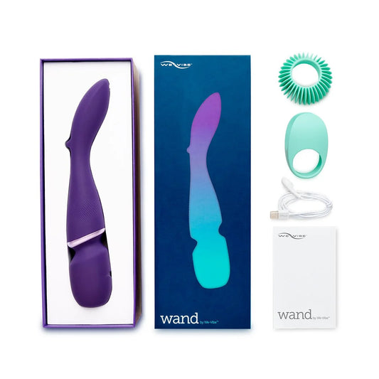 We-Vibe Wand - Powerful Massager Vibrator with Two Attachments