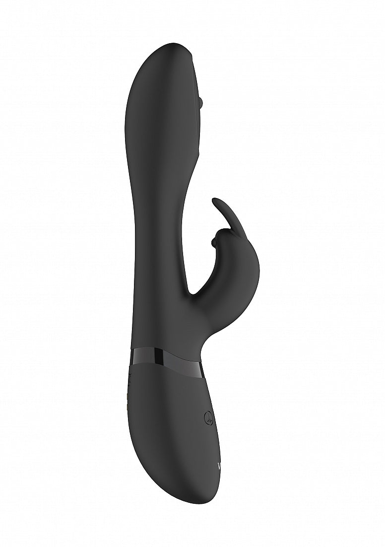 Shots Toys | VIVE Mira Spinning G-Spot Rabbit Vibrator Black