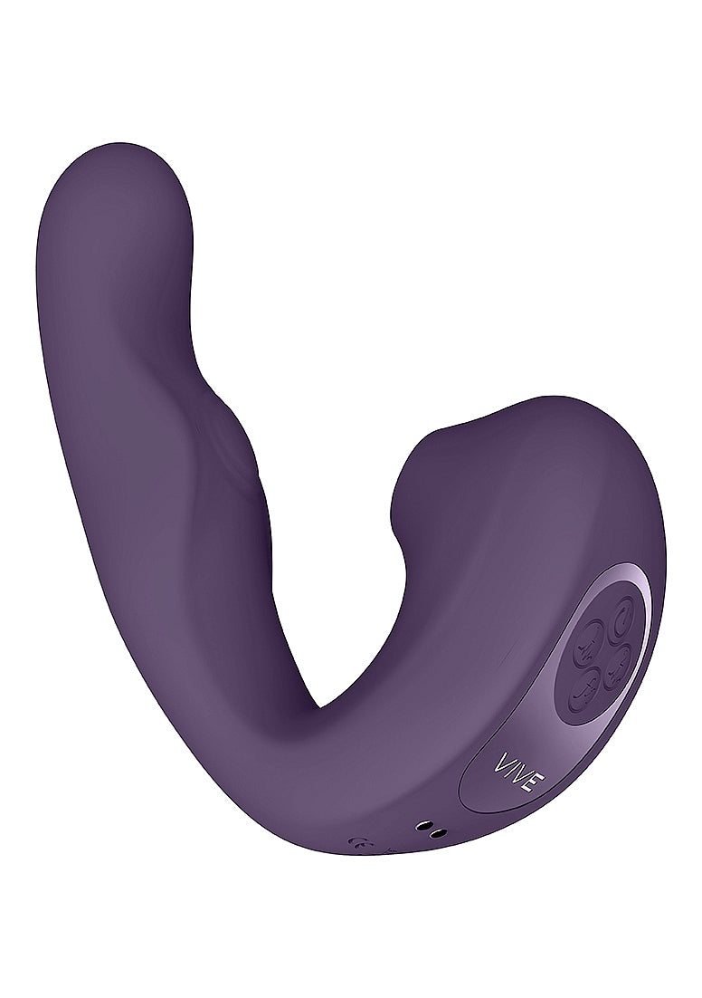 Shots Toys | VIVE Zaki Air Wave Pulse Wave & G-Spot Vibrator Purple