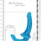 Shots Toys | REALROCK 13.5cm (6") Strapless Strap-On Glow in the Dark - Blue