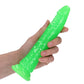 Shots Toys | REALROCK 20cm Slim Glow in the Dark Neon - Green (8") Dildo Dong