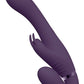 Shots Toys | VIVE Suki Vibrating G-Spot Clitoral Triple Vibrator Strapless Strap On Purple